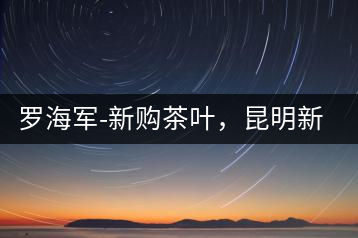 羅海軍-新購茶葉，昆明新購商貿(mào)有限公司總經(jīng)理