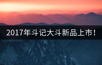 2017年斗記大斗新品上市！