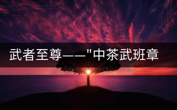 武者至尊——”中茶武班章”，帷幕之后的王者風(fēng)范