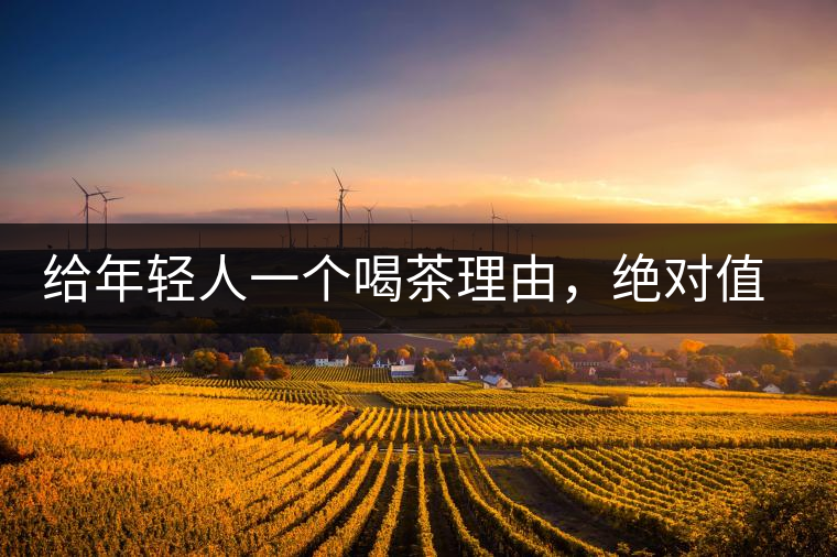 給年輕人一個喝茶理由，絕對值得收藏的茶葉包裝給年輕人一個喝茶理由，絕對值得收藏的茶葉包裝