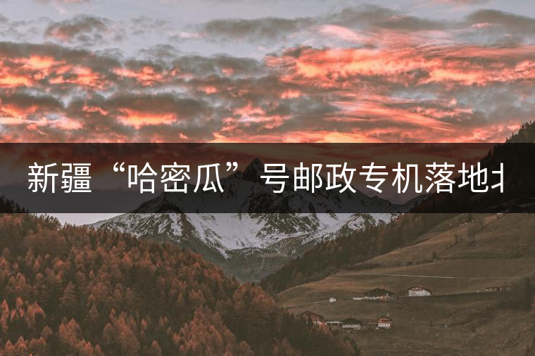 新疆“哈密瓜”號郵政專機落地北京，243種哈密瓜你見過嗎？