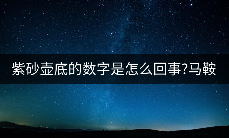 紫砂壺底的數(shù)字是怎么回事?馬鞍山的普洱茶品質(zhì)如何?紫砂壺底的數(shù)字是怎么回事？馬鞍山的普洱茶品質(zhì)如何？