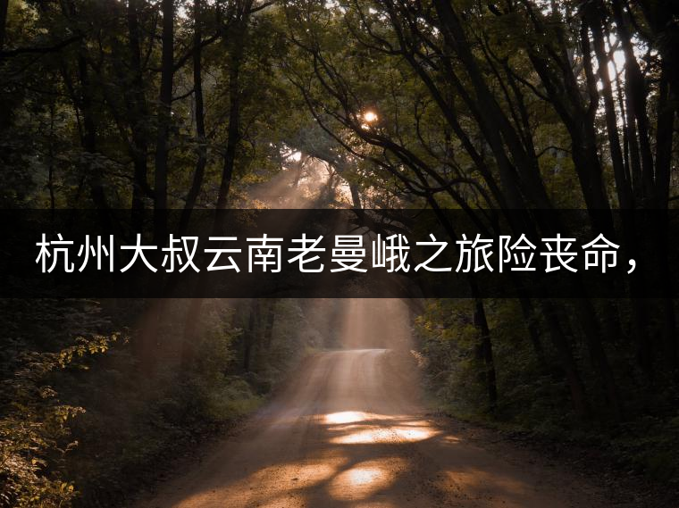 杭州大叔云南老曼峨之旅險喪命，買下茶園種茶，成普...杭州大叔云南老曼峨之旅險喪命，買下茶園種茶，成普洱圈網(wǎng)紅