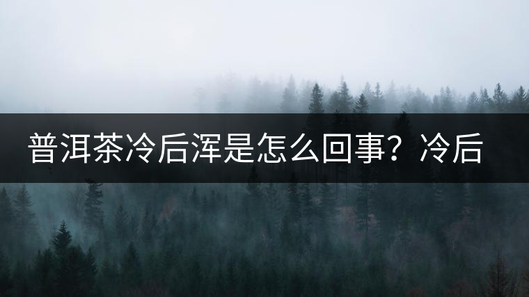 普洱茶冷后渾是怎么回事？冷后渾的普洱茶品質(zhì)好不好？