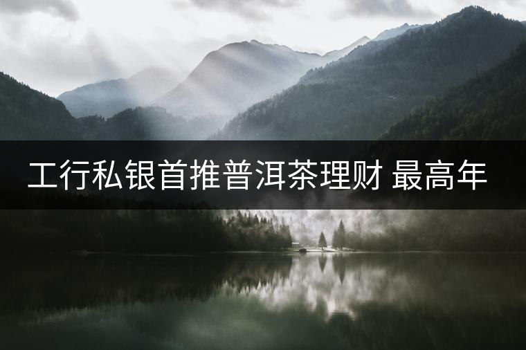 工行私銀首推普洱茶理財 最高年化收益率7%