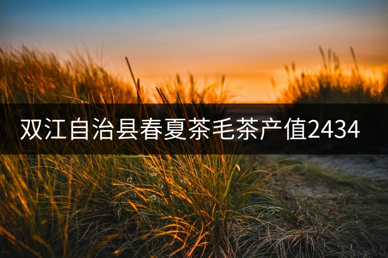 雙江自治縣春夏茶毛茶產(chǎn)值243465.12萬(wàn)元，平均價(jià)穩(wěn)居全市版首