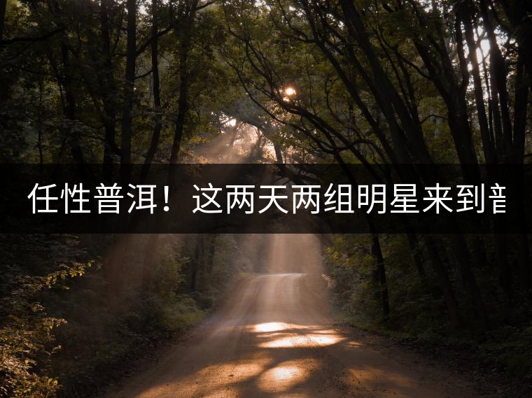 任性普洱！這兩天兩組明星來到普洱！