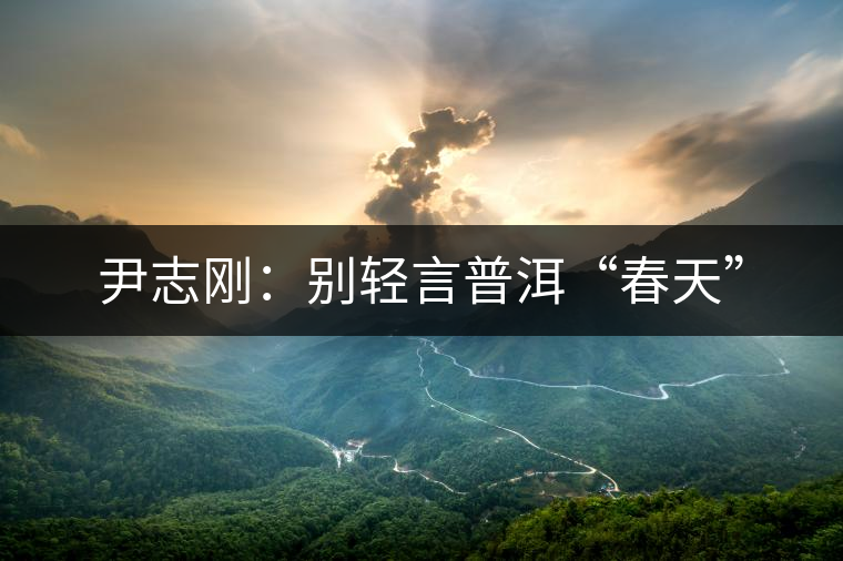 尹志剛：別輕言普洱“春天”