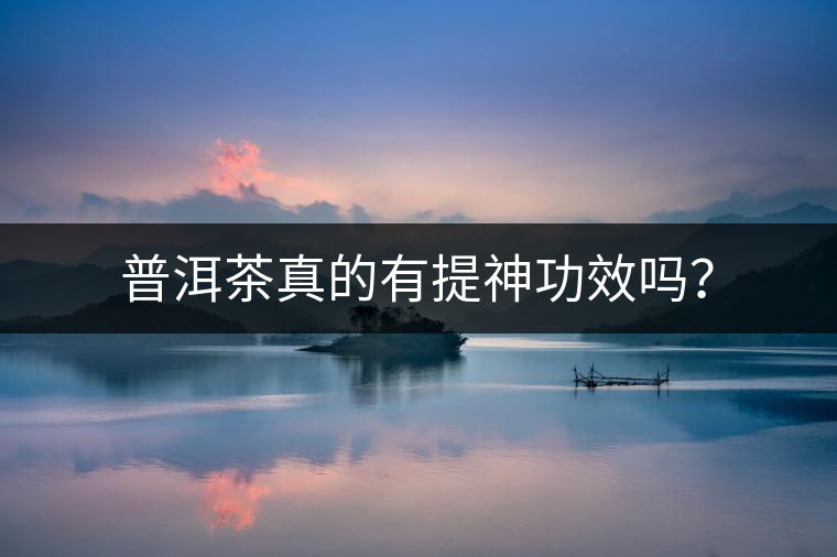 普洱茶真的有提神功效嗎？