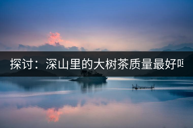 探討：深山里的大樹茶質(zhì)量最好嗎？