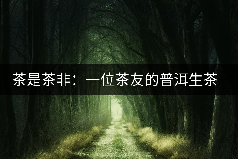 茶是茶非:一位茶友的普洱生茶觀 茶是茶非:一位茶友的普洱生茶觀