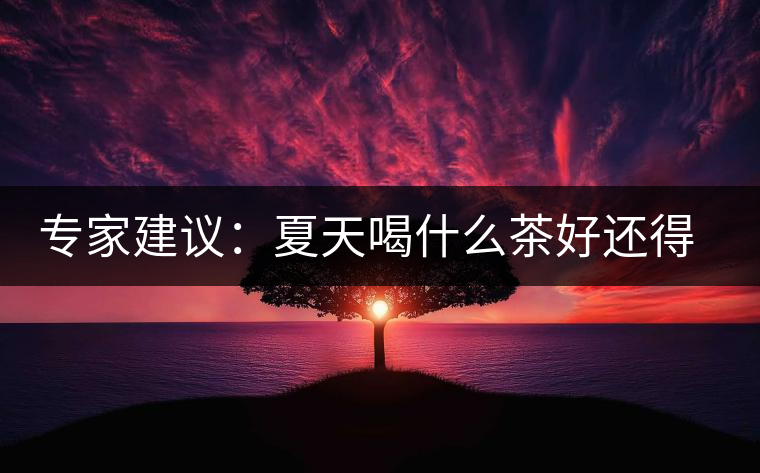 專(zhuān)家建議：夏天喝什么茶好還得看體質(zhì)