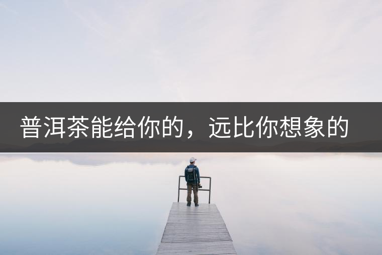 普洱茶能給你的，遠(yuǎn)比你想象的要多