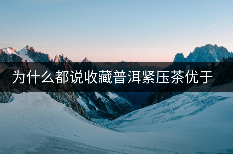 為什么都說(shuō)收藏普洱緊壓茶優(yōu)于散茶？