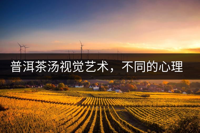 普洱茶湯視覺(jué)藝術(shù)，不同的心理享受