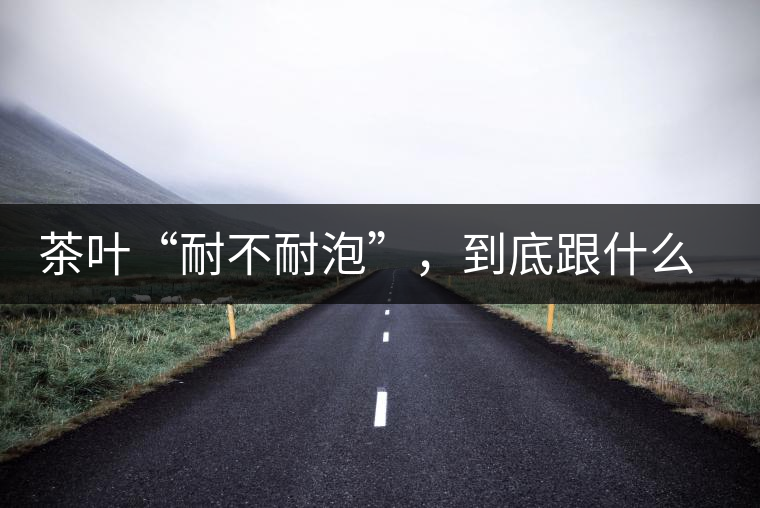 茶葉“耐不耐泡”，到底跟什么有關(guān)？