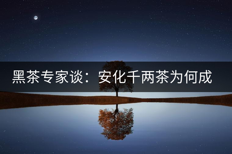 黑茶專家談：安化千兩茶為何成“世界茶王”？