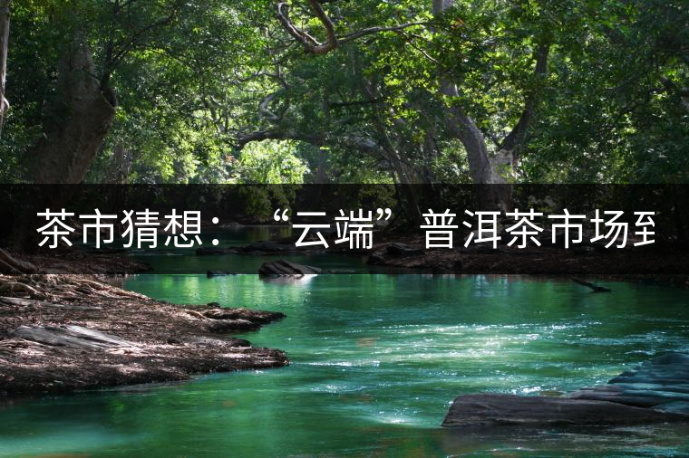 茶市猜想:“云端”普洱茶市場(chǎng)到來(lái)了! 茶市猜想:“云端”普洱茶市場(chǎng)到來(lái)了!