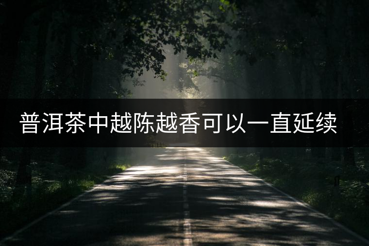 普洱茶中越陳越香可以一直延續(xù)下去嗎？