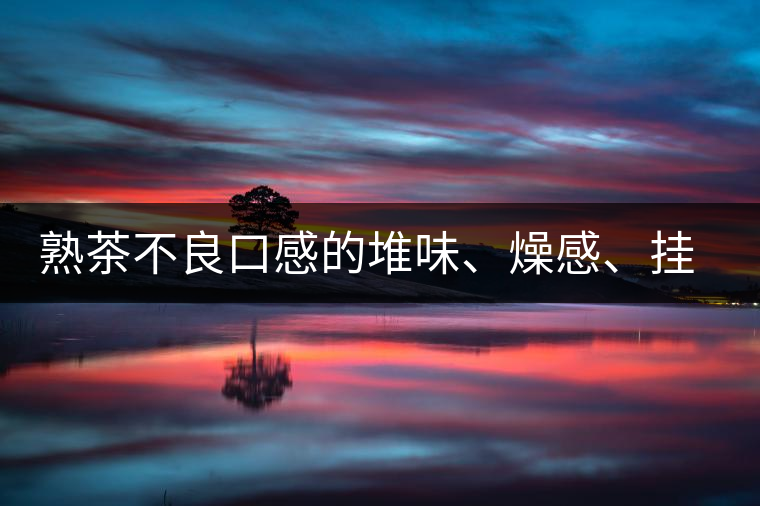 熟茶不良口感的堆味、燥感、掛喉