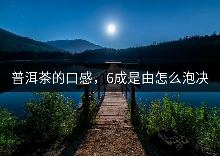 普洱茶的口感，6成是由怎么泡決定的！