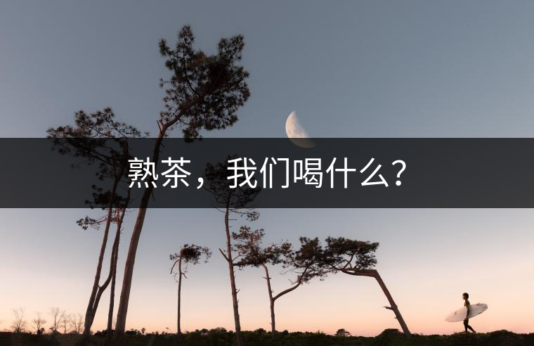 熟茶，我們喝什么？