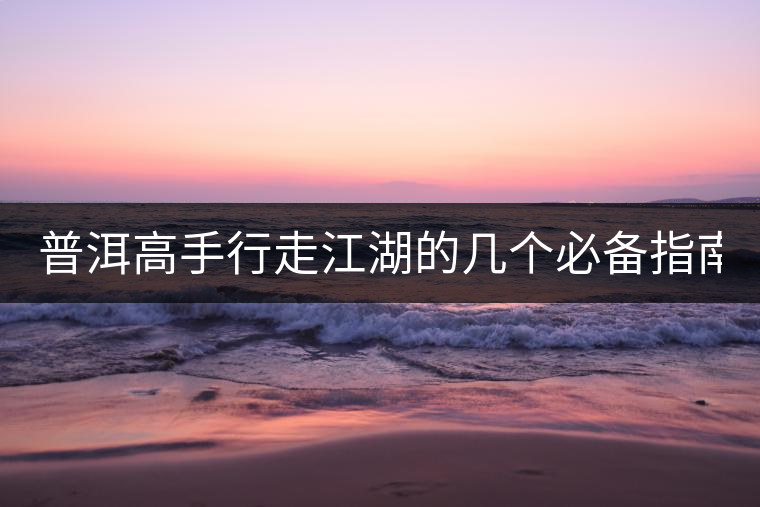 普洱高手行走江湖的幾個(gè)必備指南！