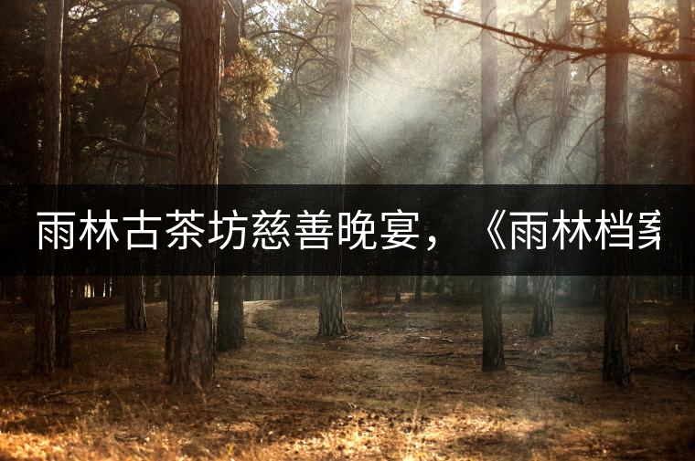 雨林古茶坊慈善晚宴，《雨林檔案·曼松》拍出106萬！