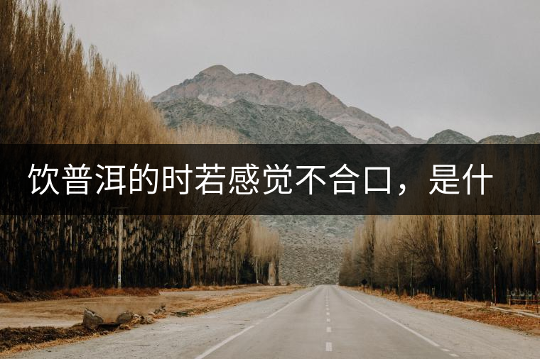 飲普洱的時(shí)若感覺不合口，是什么原呢？