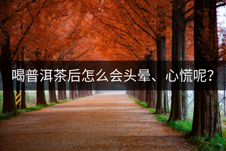 喝普洱茶后怎么會頭暈、心慌呢？