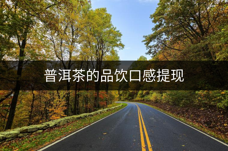 普洱茶的品飲口感提現(xiàn)