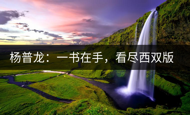 楊普龍：一書(shū)在手，看盡西雙版納古茶山