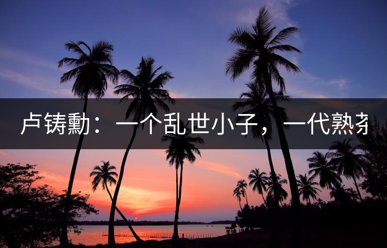 盧鑄勳：一個(gè)亂世小子，一代熟茶教父！