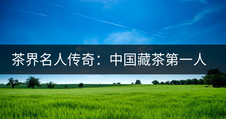 茶界名人傳奇:中國(guó)藏茶第一人蔡金華 茶界名人傳奇:中國(guó)藏茶第一人蔡金華