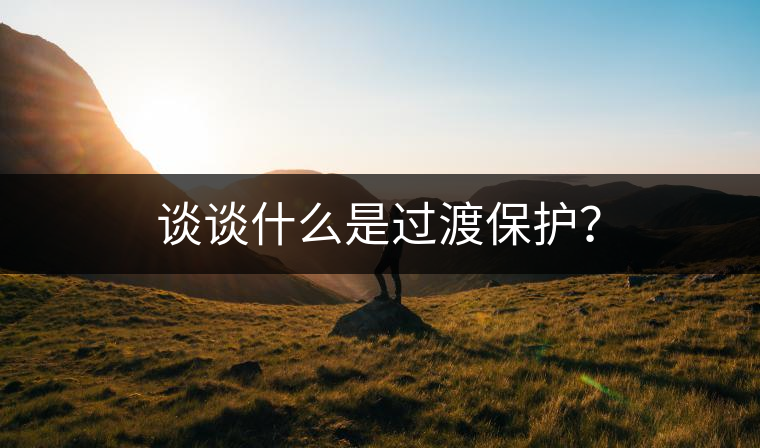 談談什么是過渡保護？