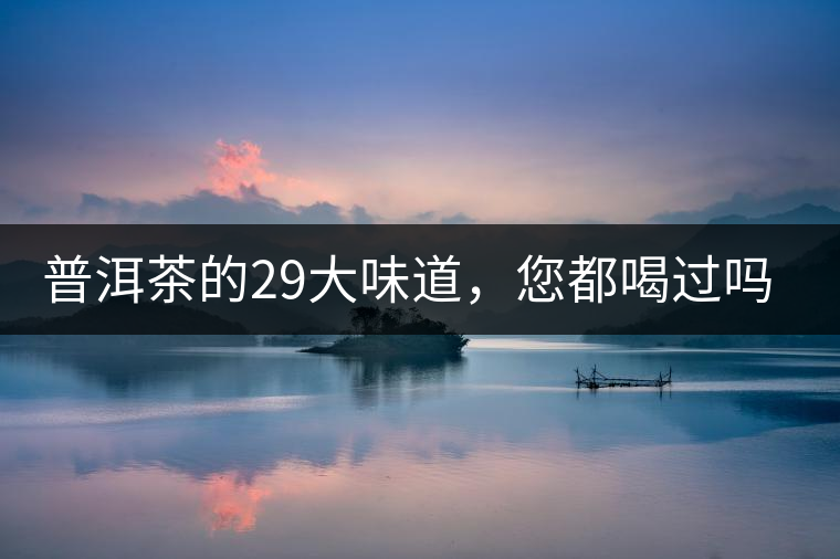 普洱茶的29大味道，您都喝過嗎？