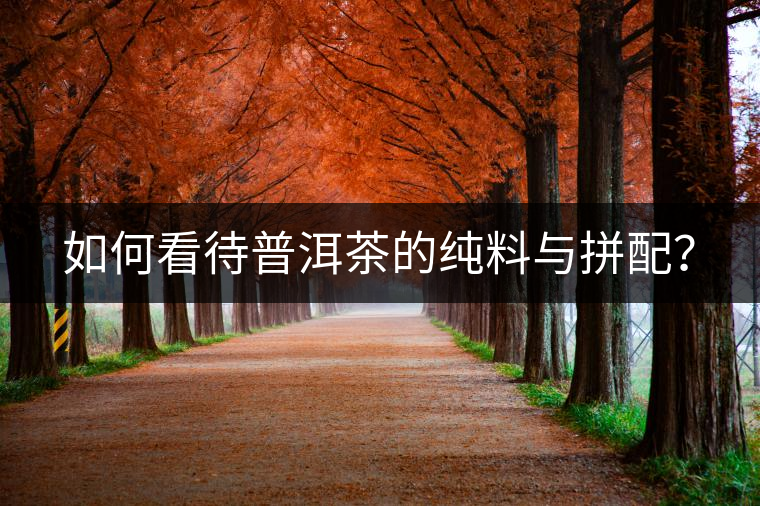 如何看待普洱茶的純料與拼配？