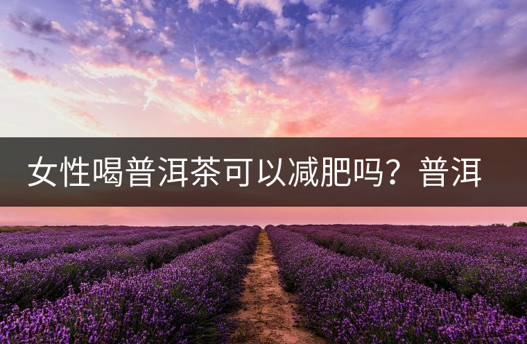 女性喝普洱茶可以減肥嗎？普洱茶的功效又有哪些呢？