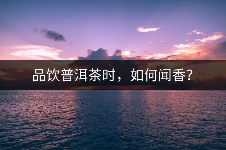 品飲普洱茶時，如何聞香？