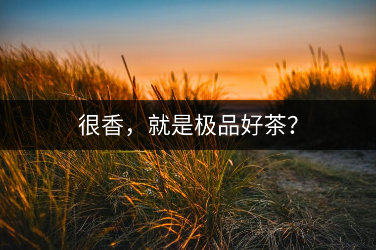 很香，就是極品好茶？