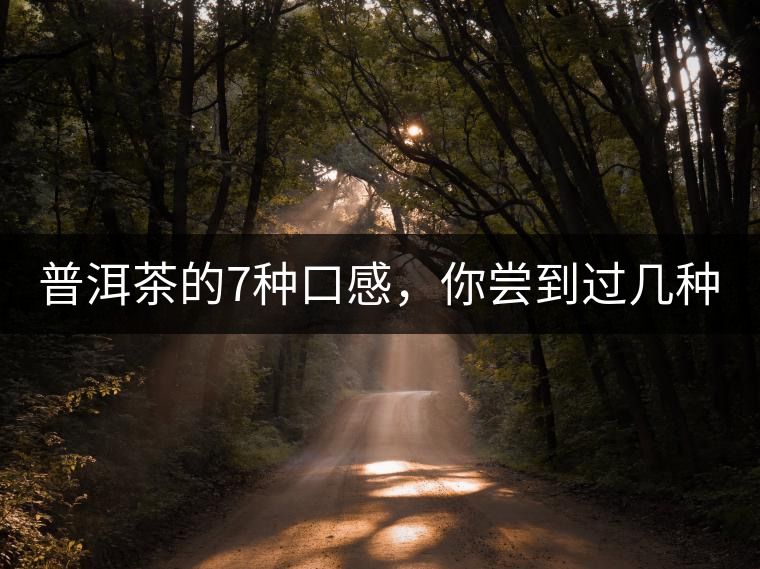 普洱茶的7種口感，你嘗到過幾種？