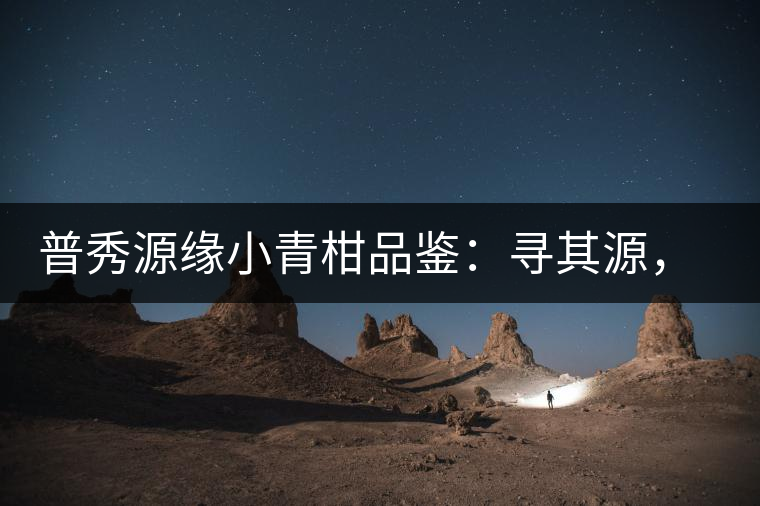 普秀源緣小青柑品鑒：尋其源，續(xù)柑與茶的美好緣分