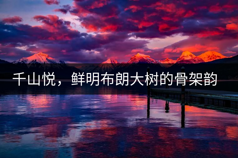 千山悅，鮮明布朗大樹的骨架韻味