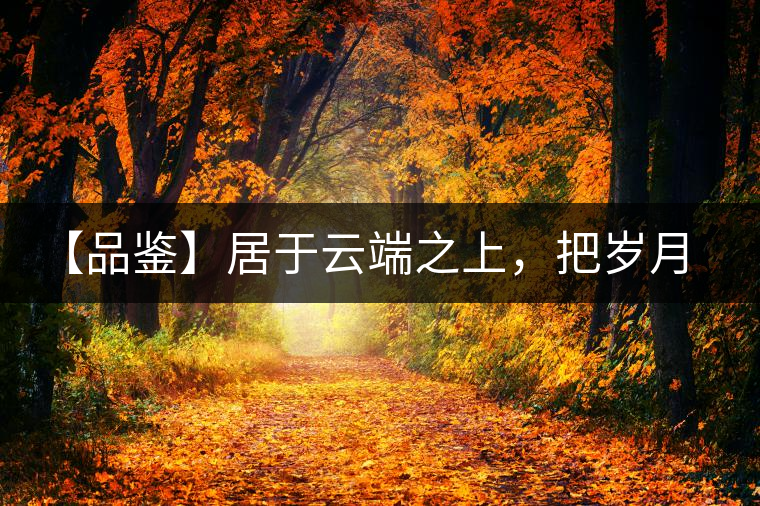 【品鑒】居于云端之上，把歲月“熟”透