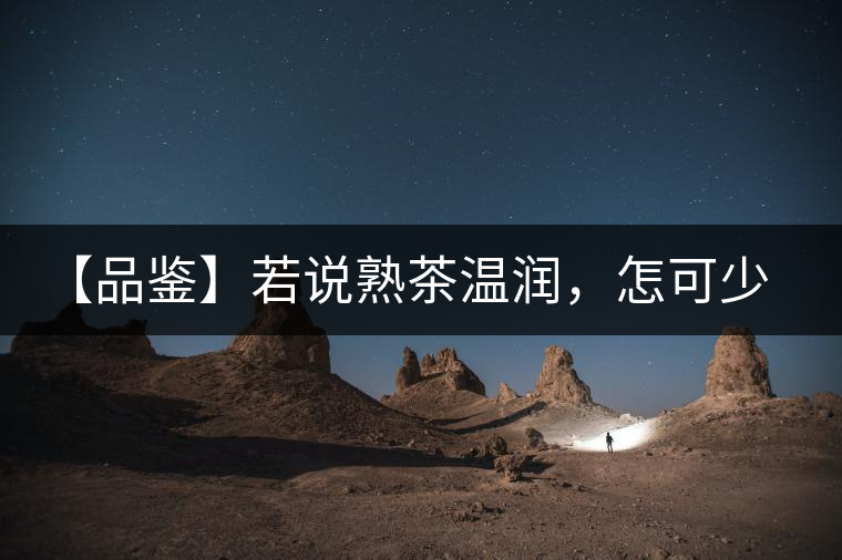 【品鑒】若說(shuō)熟茶溫潤(rùn)，怎可少了那玖香？