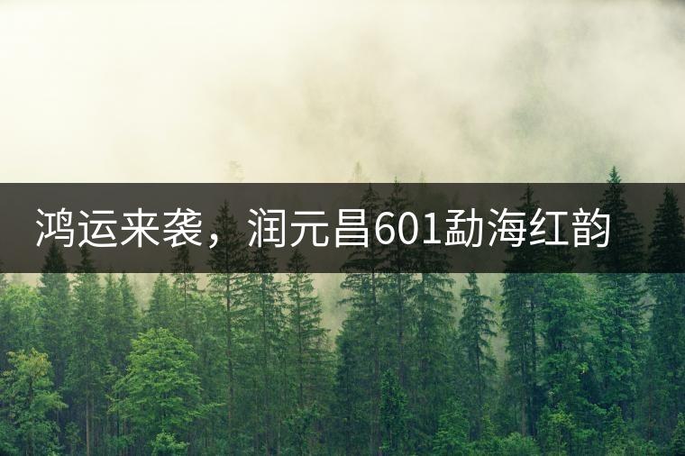 鴻運(yùn)來(lái)襲，潤(rùn)元昌601勐海紅韻熟茶即將上市