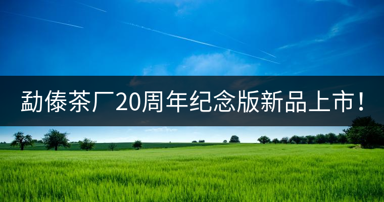 勐傣茶廠20周年紀念版新品上市！