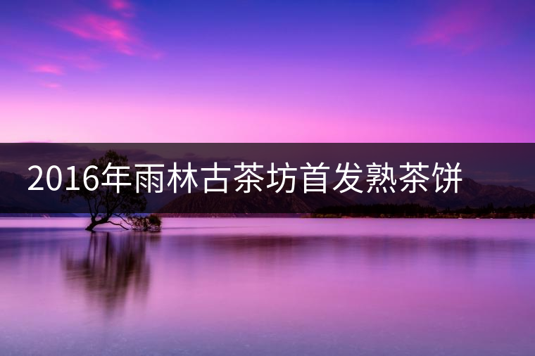 2016年雨林古茶坊首發(fā)熟茶餅——盤(pán)古新品上市 2016年雨林古茶坊首發(fā)熟茶餅——盤(pán)古新品上市