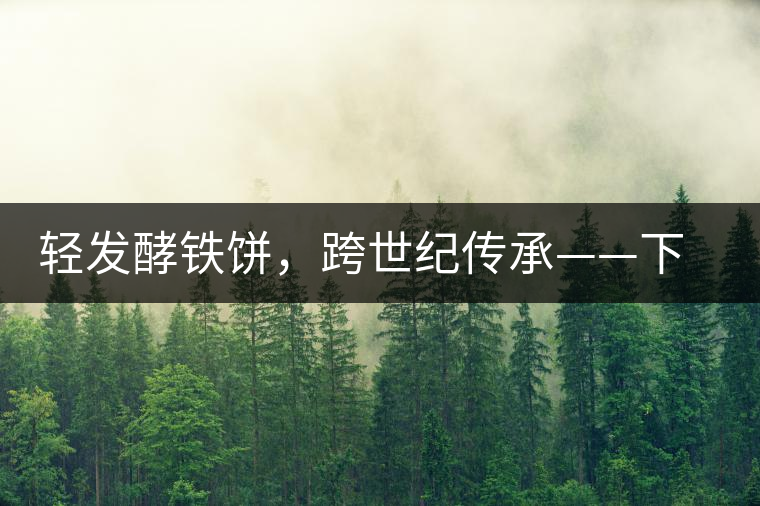 輕發(fā)酵鐵餅，跨世紀(jì)傳承——下關(guān)老泡鐵餅即將上市