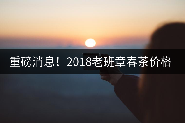 重磅消息！2018老班章春茶價格已定！漲價已成定局！